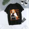Women's T-Shirt Kaus Grafis Anime Uniseks Tanjirou Kamado Kaus Wanita Kimetsu Kaus Wanito Printed Harajuku T-shirt