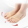 1 pár Chránič chodidla s dvojitým prstem Palec valgus + Pozitivní + Korektor prstů Malý valgus Rozdělení prstů Korekce