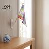 Weatherproof Flag Holder Mini Stick with Screws, Wall Mount Pole Easy Install Flagpole Bracket Holder, Small Display for Classrooms Offices