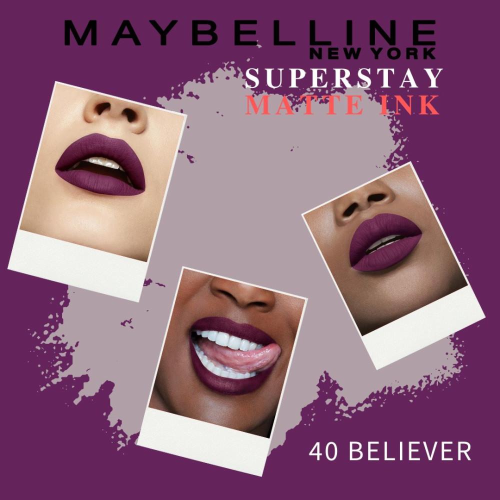MAYBELLINE NEW YORK Superstay Matte Ink – Matter flüssiger Lippenstift –