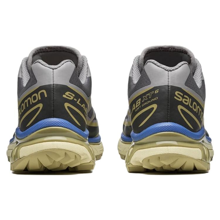 SALOMON XT 6 Cushioning Abrasion Resistant Low Top Casual Shoes Unisex Gull Gray Color L47147900
