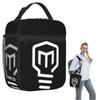 Bolsa de Almuerzo Térmica Aislada con Logo HD de Mark Rober para Mujeres Niños Cajas de Comida Portátiles Fiambrera Térmica Bolso