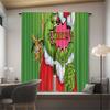 Cortinas con Estampado de Papá Noel, Cortinas de Bolsillo para Barra, Decoraciones de Navidad, Decoraciones para el Hogar, Decoraciones para Habitaciones