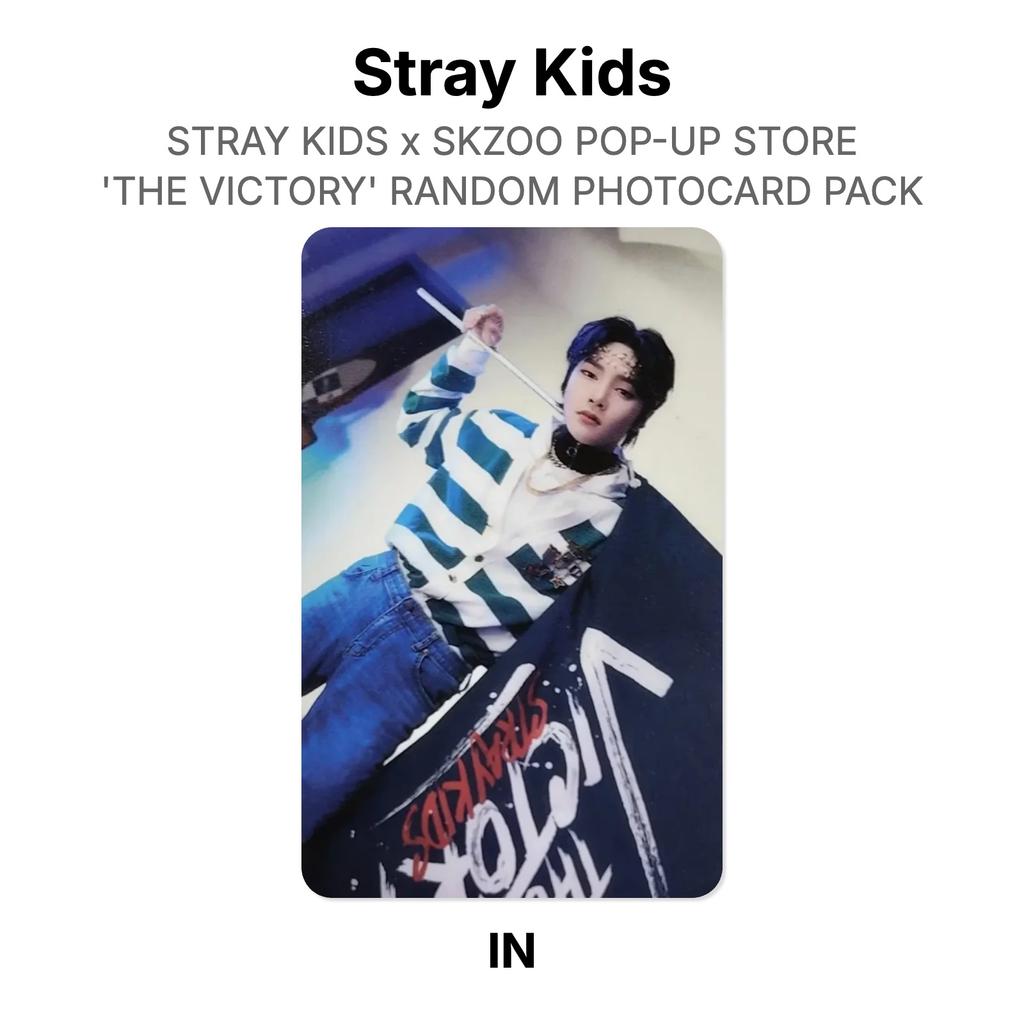 Stray Kids x SKZOO POP-UP STORE 'THE VICTORY' RANDOM PHOTOCARD PACK Official Photocard