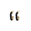 Contemporary Jshaped Womens Earrings With Sleek Geometric Design And Colors