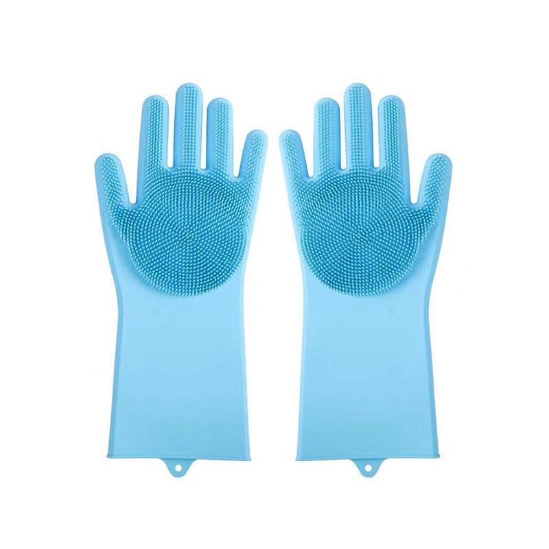 Pet Bathing Gloves: Anti-Scratch, Bite-Resistant, Durable Silicone Massage Gloves for Cat and Dog Washing
