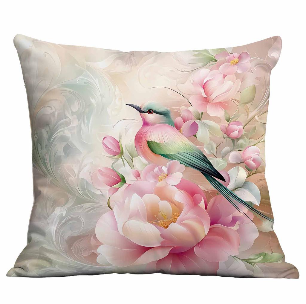 Nowa Piękna i Marzycielska Poszewka na Poduszkę w Kwiaty Domowa Poszewka na Poduszkę na Sofę