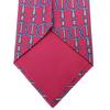 Used HERMES Tie Silk Pink Blue Business