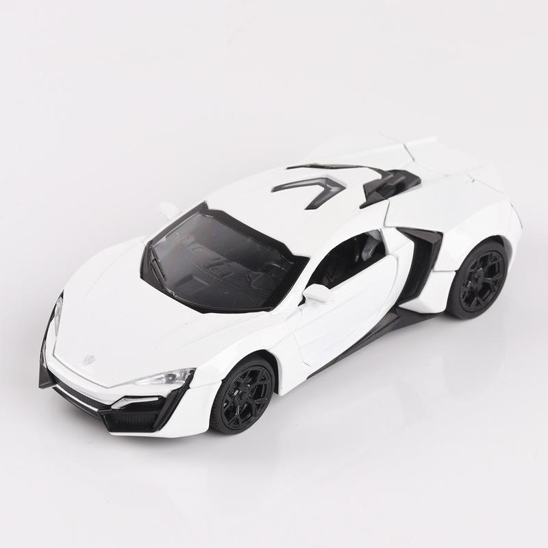 1/32 Scale Simulated Alloy Laiken Dubai Sports Car Model Car, with Sound and Light Children's Toys, Boys' Holiday Gift Ornaments