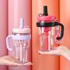 Tea Infuser Sports Water Bottle Good-looking Lucky Belly Cup Water Bottle with Straw  Home