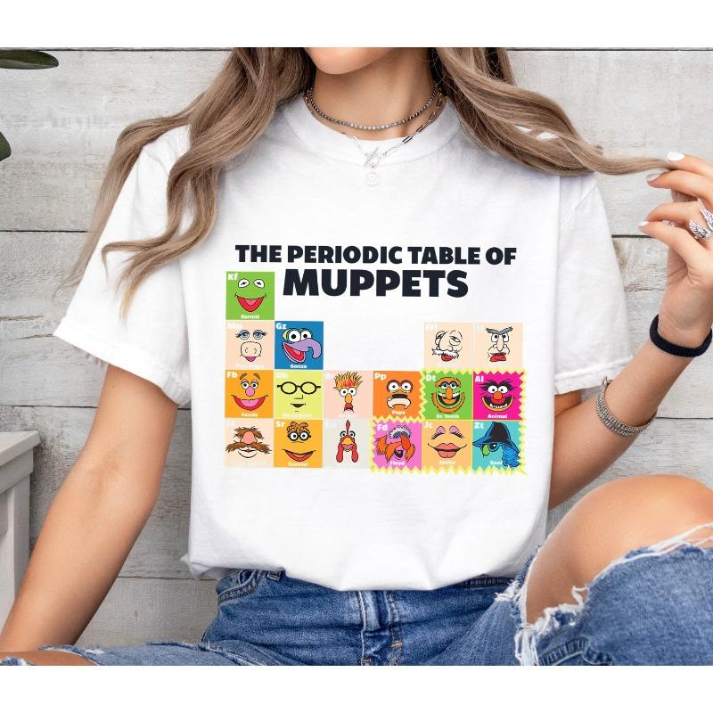 The Muppets Periodic Table of The Muppets Shirt Family Matching Shirt World Shirtland Trip Group Outfits S