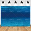 Fundal Realist cu Lumina Soarelui Subacvatic Ocean Albastru Profund Design Fundal pentru Studio Fotografie Portrete Copii Mici