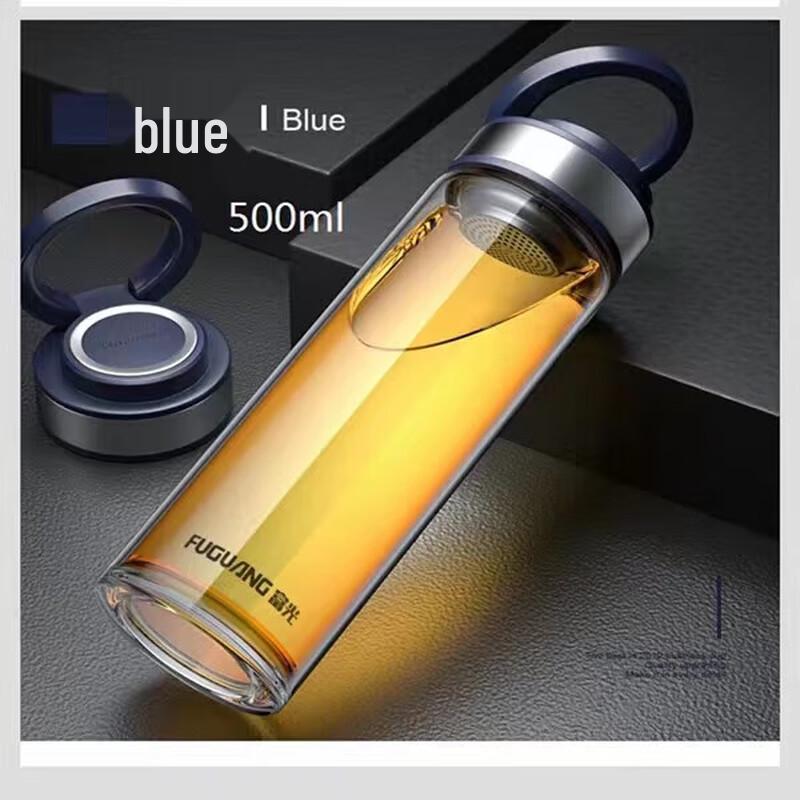 FUGUANG Large Capacity Single-Layer Glass Bottle with Handle