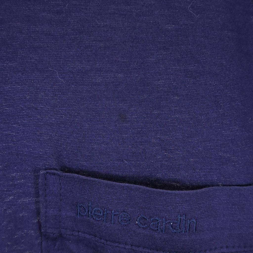 Pierre Cardin 90s Old Short Sleeve Polo Shirt L Navy Men's Used