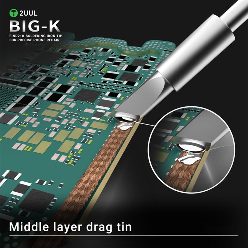 Universal Alloy Soldering Tip Heating Cores Efficient Heat Suitable for T26 T21 A9 210 Stations Efficient Heat Transfer