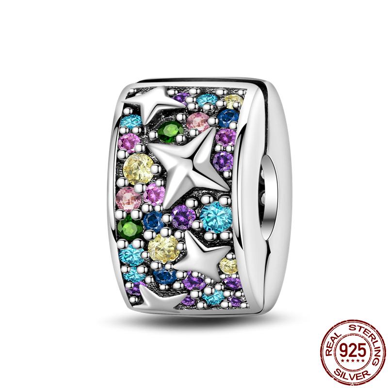 Fit Original 3Mm Bracelet Copper Love Lock Safety Buckle Charms Diy Beads For Women Birthday Fine Jewelry Gift