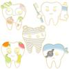 Zdrowie Jamy Ustnej Zębów Emaliowane Przypinki Plomba Bandaż Szczoteczka do Zębów Pasta do Zębów Dentysta Broszka Klapowa Plecak Odznaka Biżuteria Prezenty dla Przyjaciół
