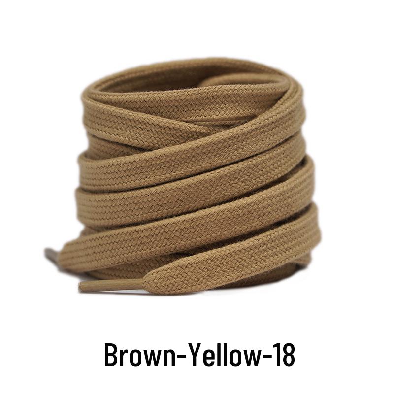 Double-Layer Cotton Shoelaces for Sports, Casual, Skate, and White Shoes