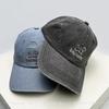 Baseball Letterings Alphabet Puppy Stitched Stitching Embroidered Cute School Old Vintage Women  Men Her Him For Fresh Caps Peaked Hats Sunshade