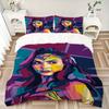 3pcs Wonder Woman Cover Set, Bedding Set, Soft Comfortable Duvet Cover, For Bedroom, Guest Room (1*Duvet Cover + 2*Pillowcases, Without Core
