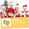 40mm Gold Festive Present Packaging Ribbon, Decorative Wrapping Ribbon Roll