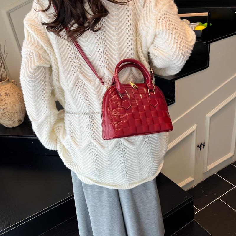 Summer new women's bag fashion indentation handbag women's fashion casual shoulder messenger casual simple bag