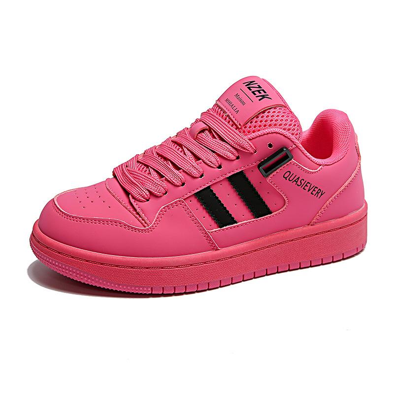 

Женские кеды, нишевые туфли-хлебушки, осенние новые белые кожаные туфли на плоской подошве, повседневная спортивная обувь 40