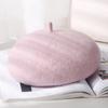 Women New Fashion Casual Breathable Knitted Linen Beret Hat Painter Cap Ladies Outdoor Beret In Winter Autumn