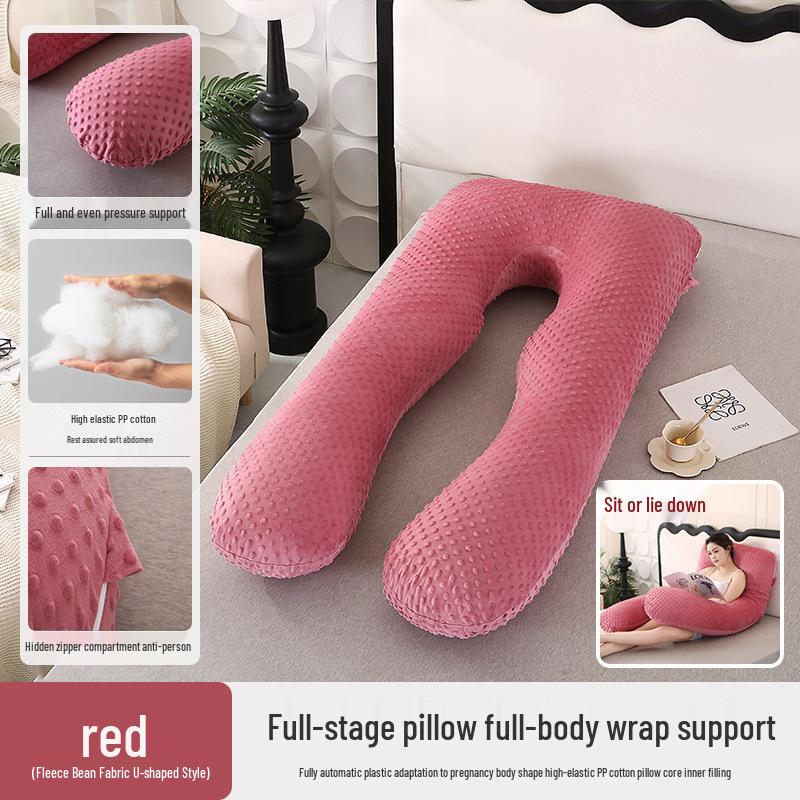Pregnancy Support Pillow: G, U & L Shapes for Side Sleeping & Back Support