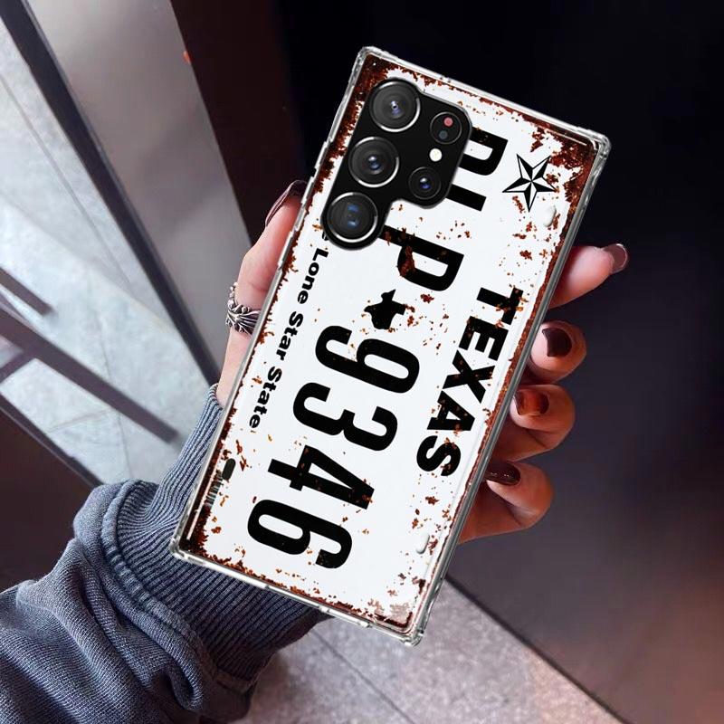License New York Plate Number Phone Case For Samsung Galaxy S23 S24 S25 Edge S26 Ultra S22 + S21 Plus S20 FE Cover Silicone Prin
