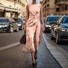 Abito Boho Senza Maniche Da Donna Casual Vestibilità Ampia Abito Estivo Stampato