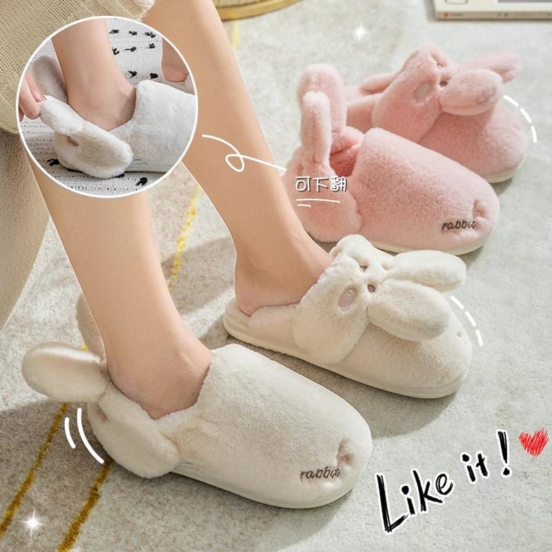 Heated Winter Slippers for Women & Men-Thick Plush Booties with Non-Slip Sole, Warm Fleece-Lined House Shoes for Indoor/Outdoor