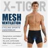 X-TIGER Herren Radunterwäsche Shorts 5D Gepolstertes Gel MTB Radhose Anti-Rutsch Beinabschluss Atmungsaktives Netz Radunterwäsche