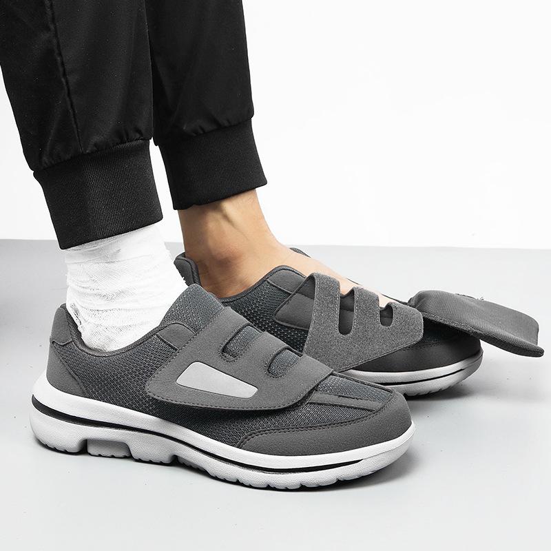 Wide Toe Sneakers Fat Foot Diabetes Shoes Bunion Orthopedics Swollen Feet Thumb Eversion Footwear