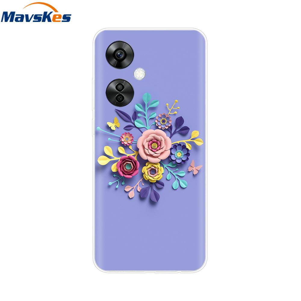 For OnePlus Nord CE 3 Lite Case Cartoon Soft Silicone TPU Clear Coque for OnePlus Nord CE3 Lite 5G Nord CE 3 Phone Covers Bumper