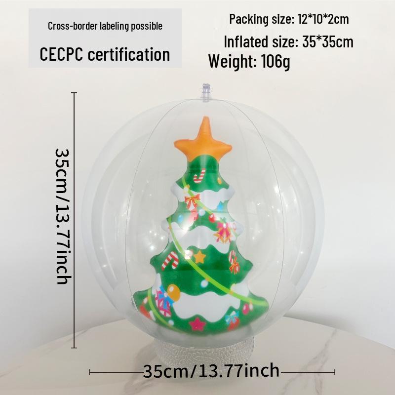 Outdoor Christmas Inflatable Ball Decoration for Parties and Courtyards