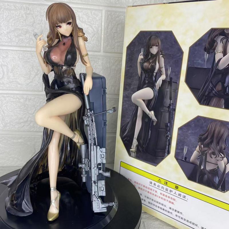 Blue file, girl frontline figure, ship girl Sirius beautiful girl cheongsam beautiful girl model sexy ornament