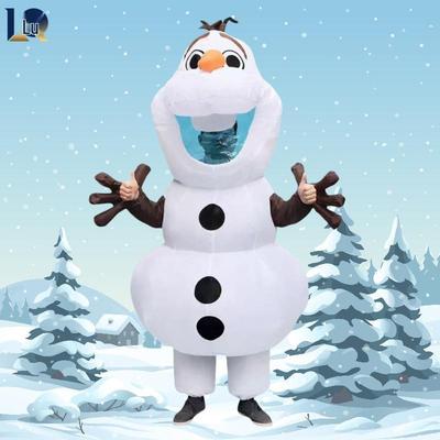 Christmas Fashion Show Gingerbread & Snowman Costume for Stage Performance
