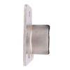 Round Lock Set with Enclosed Connection, Copper Body, Shrouded Mounting Hasp, and 2 Matching Keys for Garage Door and Toolbox Access