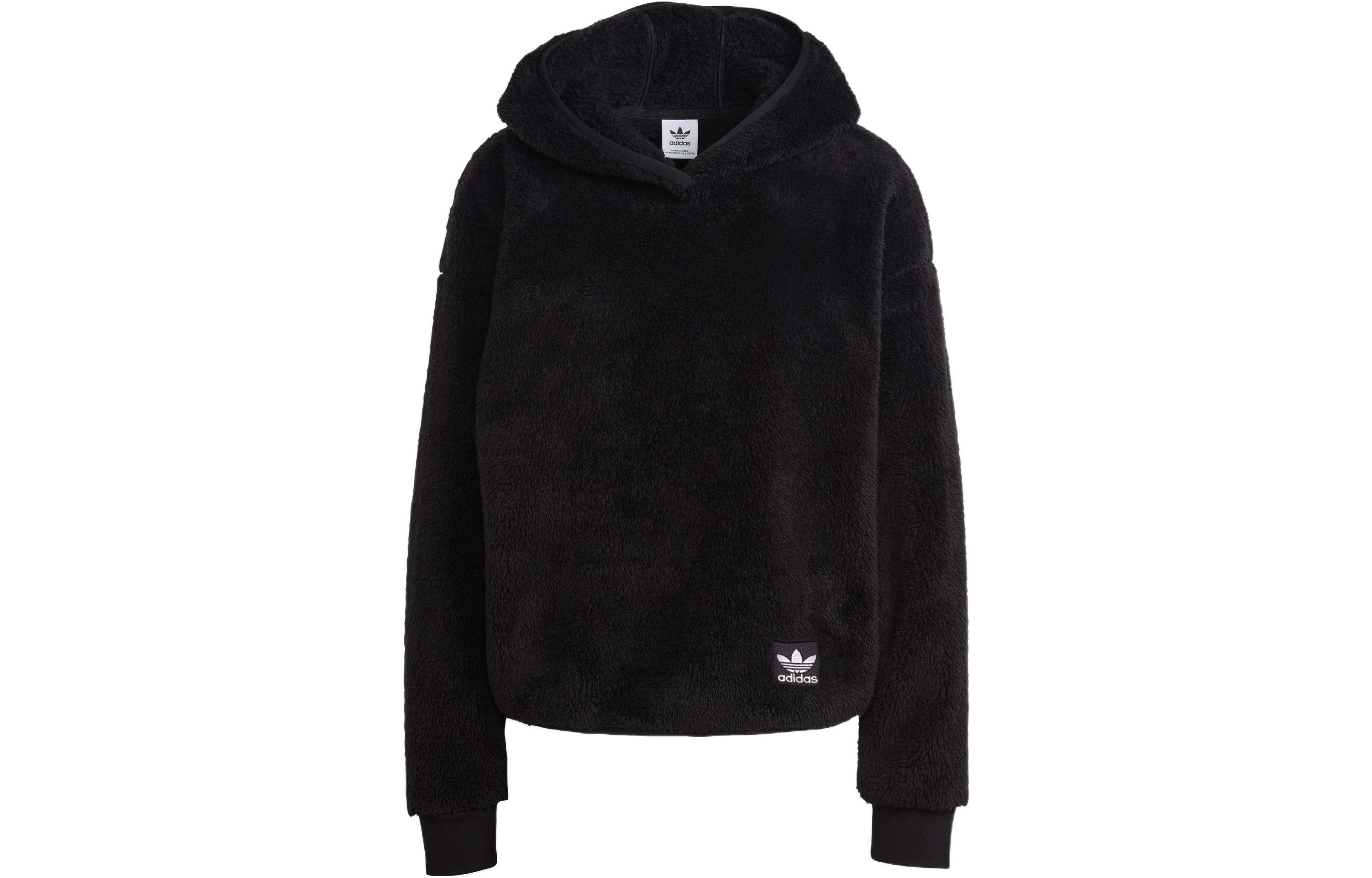 

Adidas Originals Sweatshirts Women s Black Hooded Moderate Regular IC2253 M