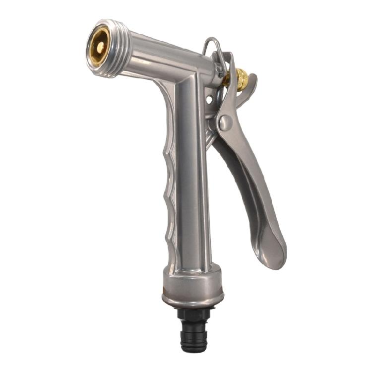 Versatile 5 Inch Zinc Alloy Garden Spray Guns Nozzle With Antislip Grip For Reliable Plant Watering And Vehicle Cleaning