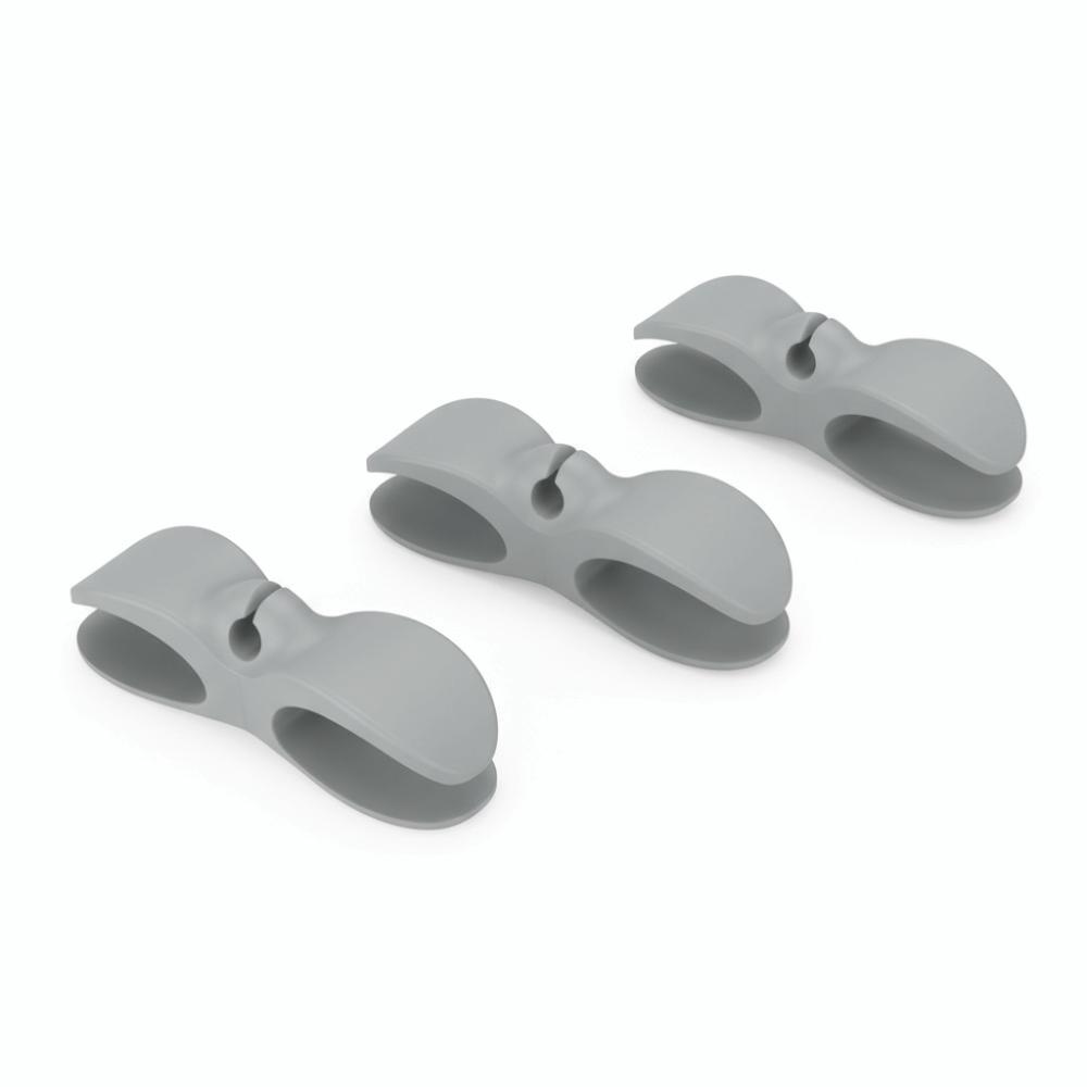 Wall Mount Cord Cable Organizer Silicone Cable Clips Practical Plug Organizer Mobile Charger