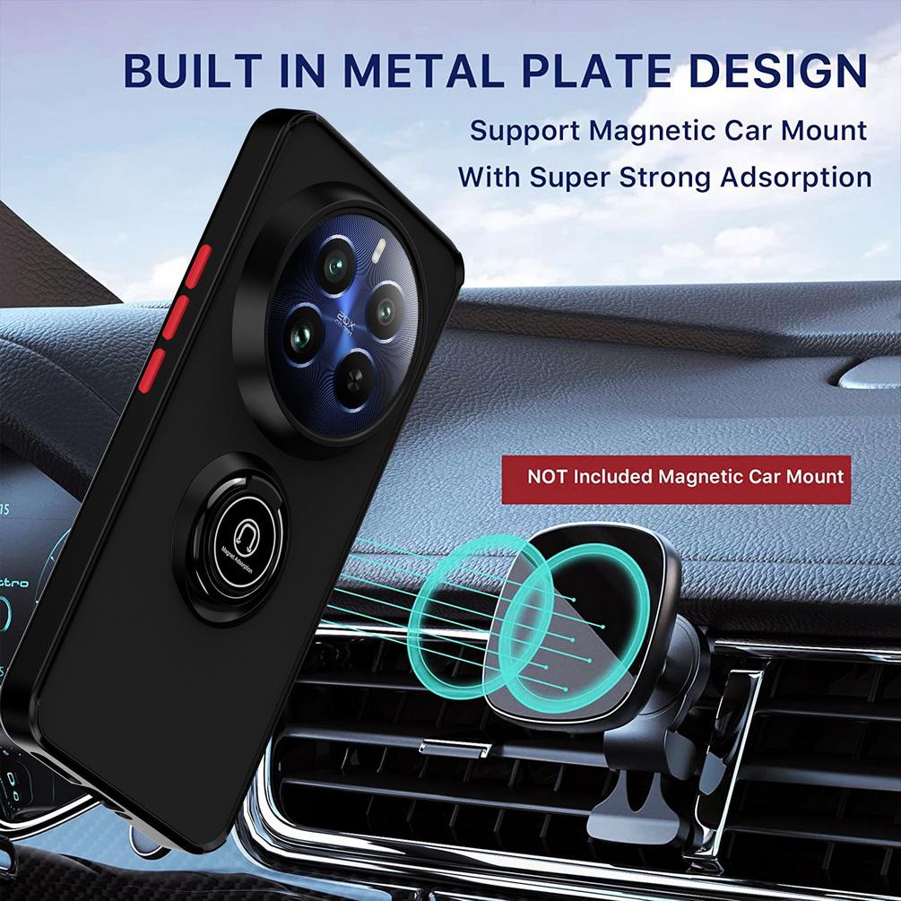 Obrotowy uchwyt etui na telefon Realme 12 Pro + 11 Pro 10 9 9i 8i Realme C67 C53 C55 C31 C35 C21y Uchwyt samochodowy na palec