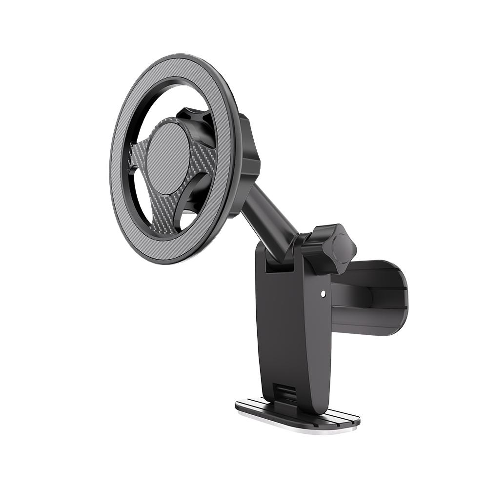 

Mini Neodymium Magnet Mobile Phone Holder Suitable for Vehicle Dashboard/Desktop/Wall/Steps Any Place Any Scene чорний