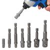 Socket Adapter Bit Adapter 1/2 3/8 1/4 2/3/8pcs Drill