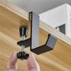 A84X-5 Pcs Single-Layer Locking Table Hook Student Bag Hook Office Desk Mobile Bag Hook Desk Side Table Hook