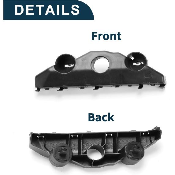Bumper Support Bracket for Nissan Versa 2020-2022 Durable | Left Side Front Bumper Retainer Bracket Hold Mount Black 1 Pc