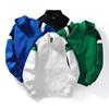 Autumn and Winter American Baseball Jersey Men's Stand-up Collar Jacket Loose Color Matching Simple Men's Jacket Jacket Men