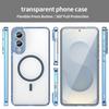 For Samsung Galaxy S25 Edge Phone Case, Magnetic Shockproof Transparent Cover for Samsung Galaxy S25 Edge