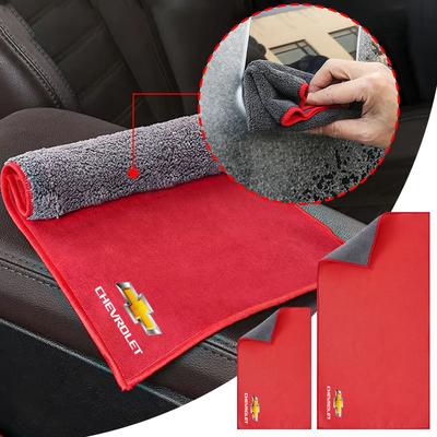 Car Cleaning Soft Brush Car Wash Towel Microfiber Cleaning Rag Cloth Car Goods For Cruze Malibu Sail Spark Captiva Equinox Trax AVEO Lova